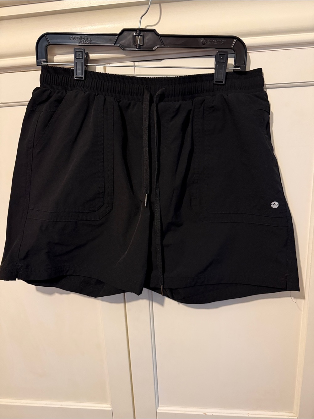 Wmn’s Willet Black Drawstring Active Shorts